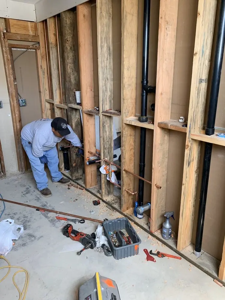 Commercial rough-in plumbing for Water Heater Replacement in Archdale